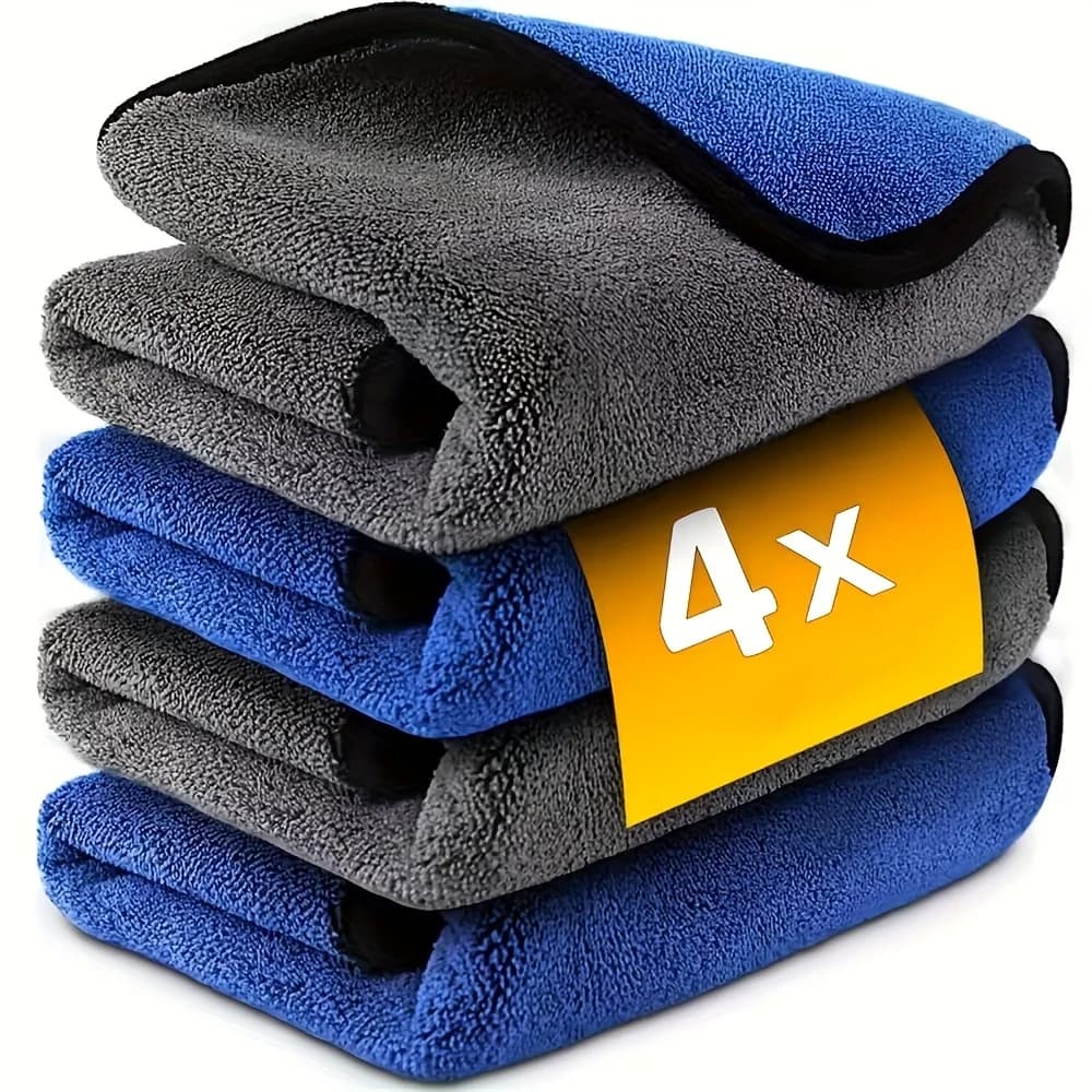 Serviettes de nettoyage de voiture en microfibre, 1 à 10 pièces, ultra absorbantes, pour le séchage des voitures, pour le lavage et le detailing automobile, cadeau de fête des pères pour papa